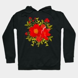 Red flowers for you Hoodie